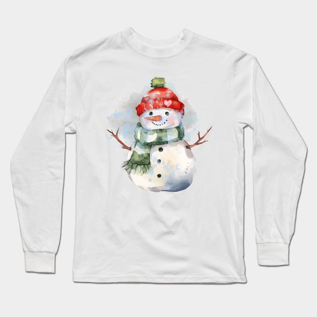 Winter Snow Long Sleeve T-Shirt by dkid